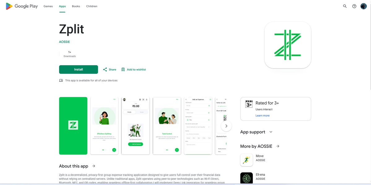 JanviPithadiya's tweet photo. Week 19 of #GSoC with @aossie_org 

Zplit is officially submitted to the Play Store!

 Store listing and assets
 Data safety + content rating
 App signing and release track
 Submitted  and is live on playstore https://t.co/27iZvdq2q9
