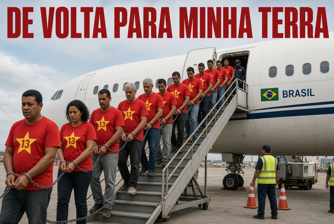Byanu's tweet photo. INÍCIO DA CAMPANHA “DE VOLTA PARA MINHA TERRA”

Caros amigos do exterior,

Venho, por meio desta, oficializar um pedido: se vocês souberem de brasileiros que votaram no Lula (PT-13), denunciem esse cidadão às autoridades de seu país. Informem que ele representa uma ameaça à soberania do seu país e façam com que retorne ao seu país de origem para viver sob o governo que escolheu nas urnas.

Conto com o apoio de vocês. Nossos correspondentes estarão de olho:

🇰🇷 Coreia do Sul: @ehehzlzl
🇯🇵 Japão: @rierikawaii
🇺🇸 Estados Unidos: temos um correspondente em segredo.
A campanha “DE VOLTA PARA MINHA TERRA” está oficialmente iniciada.