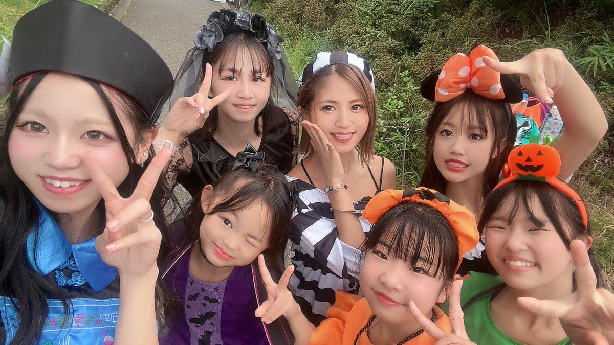 Miranyjc's tweet photo. 本日もありがとうございました🤍🤍

今年初ハロウィンだったよー！！！🎃 https://t.co/i6KUjvGxwV