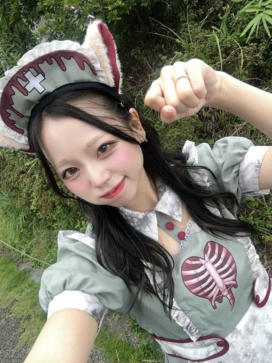 Miranyjc's tweet photo. 本日もありがとうございました🤍🤍

今年初ハロウィンだったよー！！！🎃 https://t.co/i6KUjvGxwV
