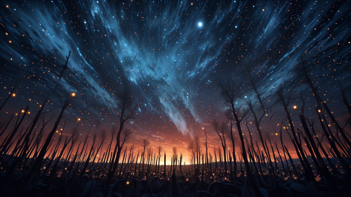 SwiftBalla6h1a's tweet photo. The stars above seem to迸傧儋, lighting up the dark night with unique charm. https://t.co/BWL8QkeBKG