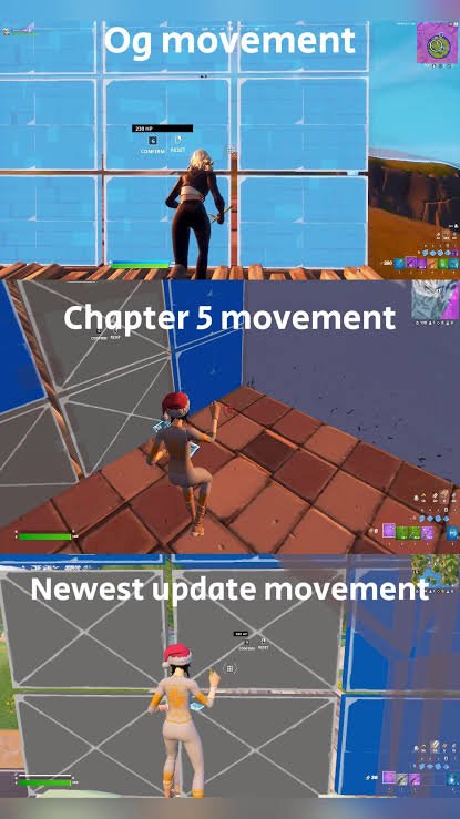 swirlybrow90's tweet photo. Fortnite should add an option to switch between chapter 4 movement animation,chapter 5 and chapter6(those are all the major movement changes)and also have an option to toggle if you can see other players movement options thoughts?#ogmovement #fortnite #bringbackogmovement https://t.co/EETtkH9rzu