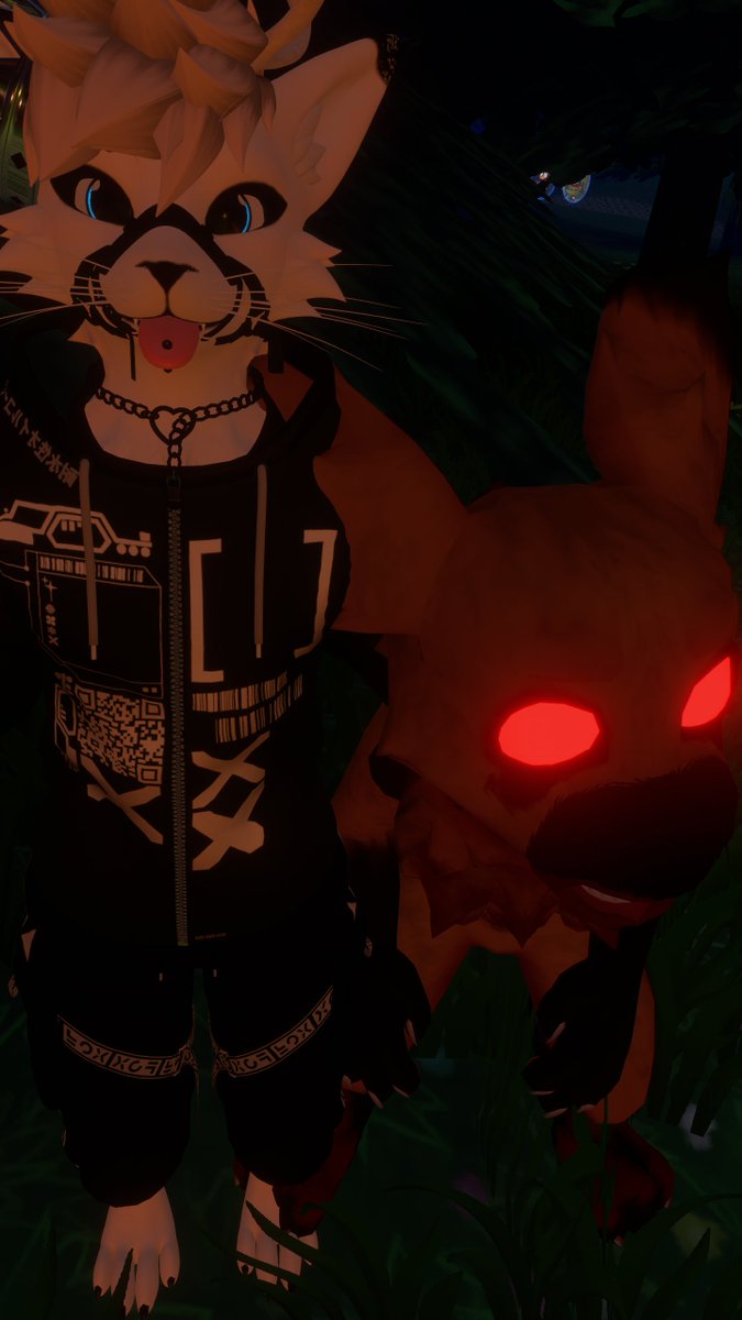 LiokeyFox's tweet photo. I made a new friend! 💞
#vrc #vrchat #vrchatcommunity #vrchatfurry #vrchatfurrycommunity https://t.co/F8BMXPlCZE