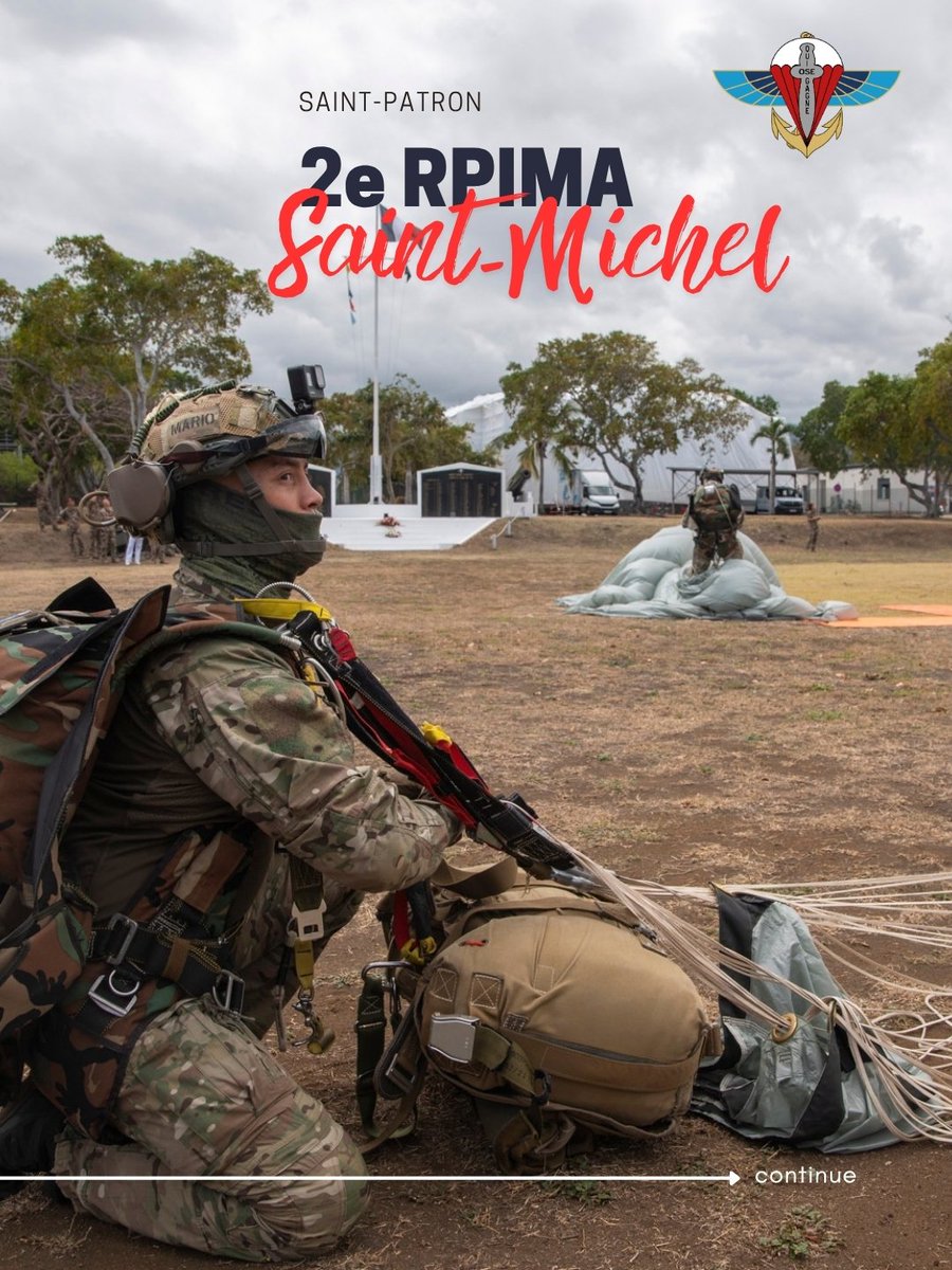 2eRpima's tweet photo. Et par Saint-Michel, vive les paras ! ⚡️
Retour en images sur la célébration de la Saint Michel au 2e RPIMa, entre tradition, mémoire, effort et cohésion. 🪂 🇫🇷 🇷🇪

#SaintMichel #2eRPIMa #Parachutistes #ArméeDeTerre #EspritPara #FrèresDarmes #Tradition https://t.co/bNOI3kUcFR