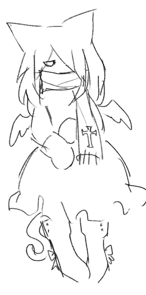 sawbutchery's tweet photo. little chlomaki sketch awwwww awww so cute awww https://t.co/982d7KAMlw