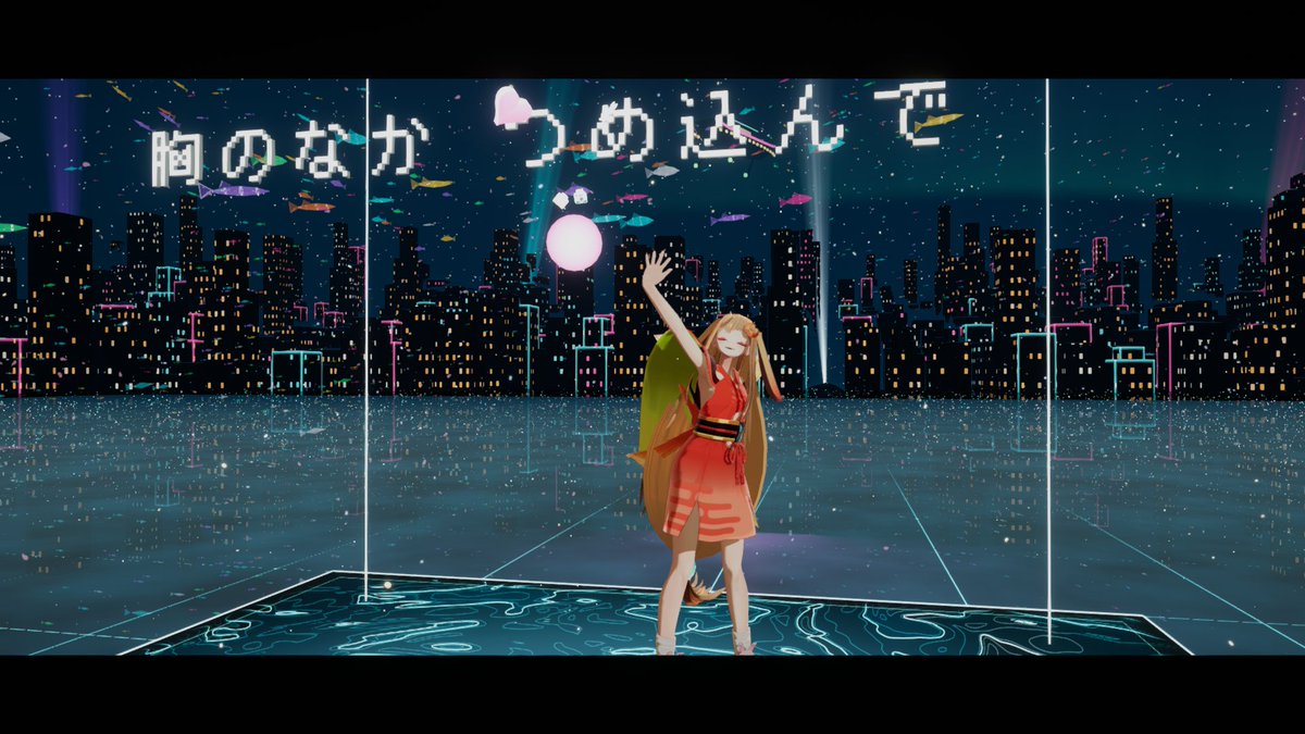 PeperoncinoMVRC's tweet photo. 超かぐや姫！の「Reply」でVRMVワールドを作りました！！
ダンスギミックで自分のアバターを踊らせることもできます！
是非観てください〜！！！✨
※ファンメイド（非公式）です

モデル：ʚCocoaɞ @usj_MC さん

#VRChat #VRChat_world紹介

https://t.co/y3ieLzt0Mn https://t.co/dT8Gb8XxWK