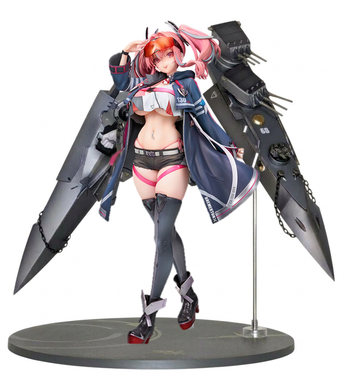 figckk07939356's tweet photo. ウチのボルチモアさんの艤装を使って合わせてみる。
ボルチモアが260㎜、ブレマートンが250㎜なので、当然サイズ感はピッタリ。
（2枚目が元絵のアクスタ）

どうしても艤装ボルチモアを再現したければ、ボルチモアのをレンタルするのは手かも・・・ https://t.co/aD3AIjkHfY