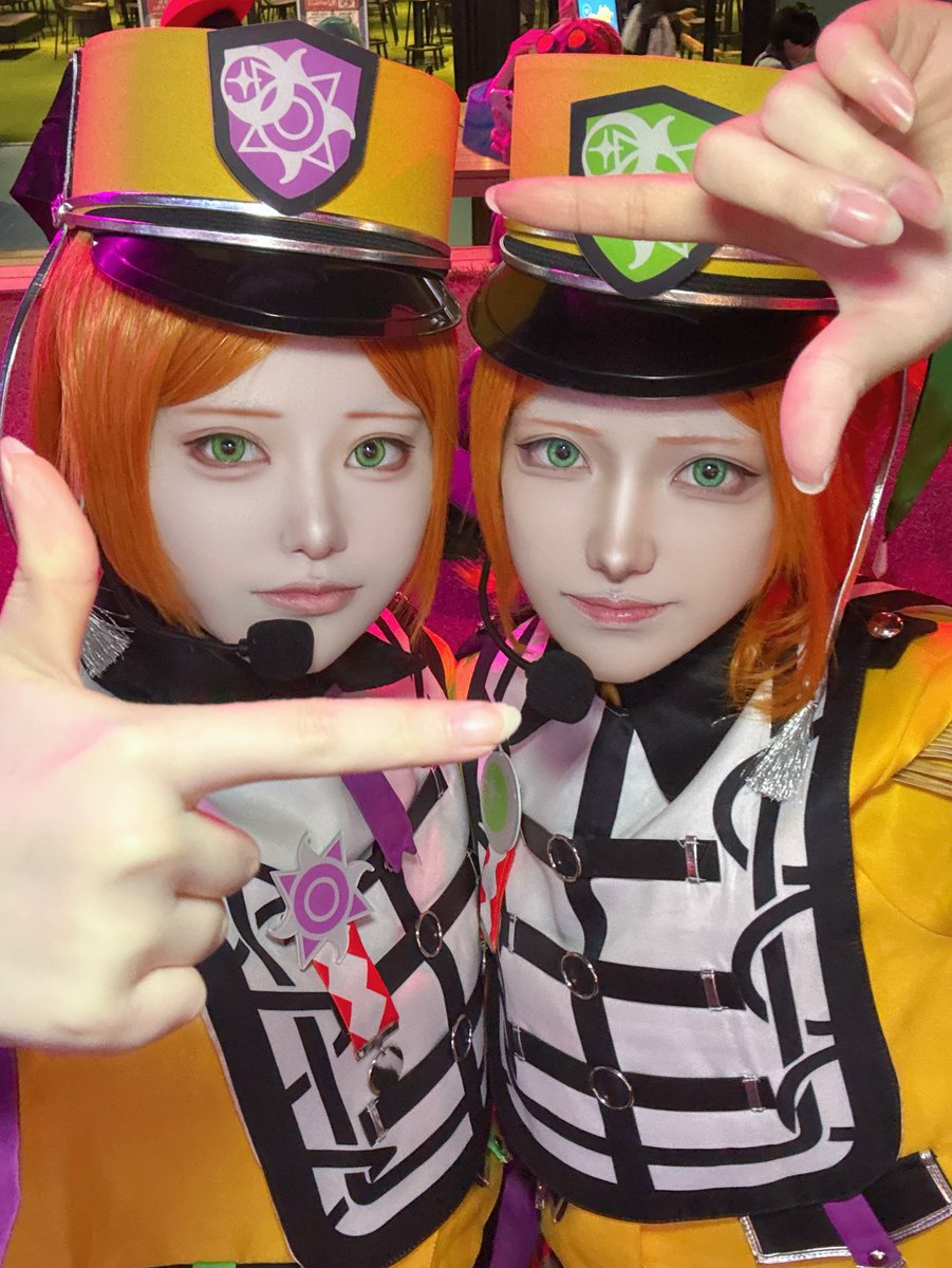 m4mu4san's tweet photo. cos.

離脱してます❕
初出しenst双子でした〜♡ 前髪なくて┣¨‡┣¨‡した♩
ばたばただったけど楽しかった〜‼️

 #ニューレイヤーズパラダイス 
 #コスフェスTDC https://t.co/YoANTdO6LF