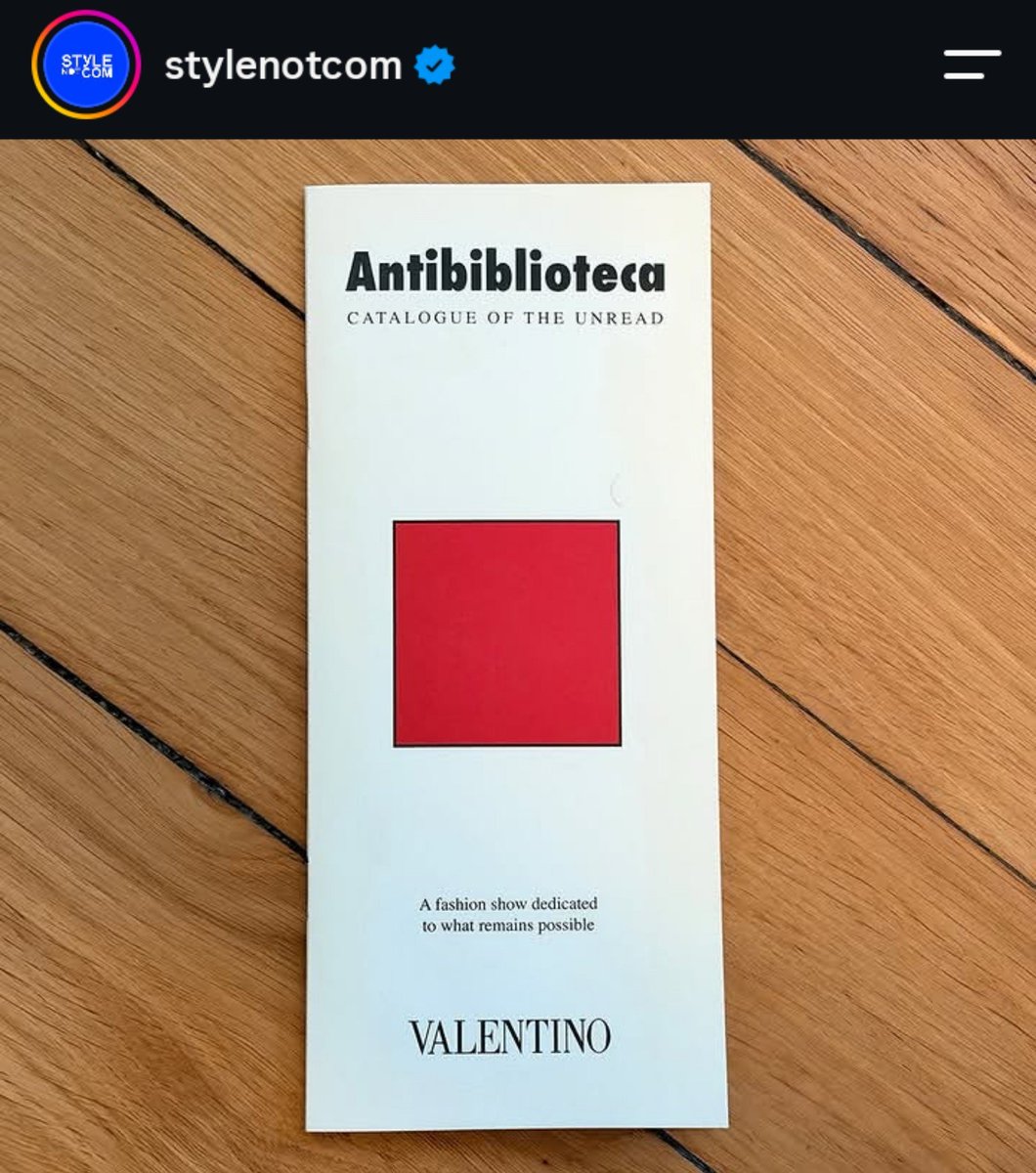 MagaliDMathias's tweet photo. alessandro michele asked valention fashion show's guests to bring a book. these books will be gifted to local libraries. https://t.co/IH5y99qmLP