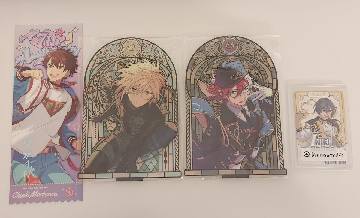 kirimoti333's tweet photo. 【交換】
あんスタ　中国　海外　カード　アクスタ　コースター　

譲▶︎渉、スバル、北斗、泉、斑、忍、桃李、茨、千秋、英智、友也、日向、奏汰、満、弓弦、巽、晃牙、鉄虎

求▶︎同異種ニキ（海外グッズのみ）

📍郵送交換のみ
📍同額程度のお取引希望
お気軽にお声掛けください(⋆ᴗ͈ˬᴗ͈)” https://t.co/HRjCb1lG6P