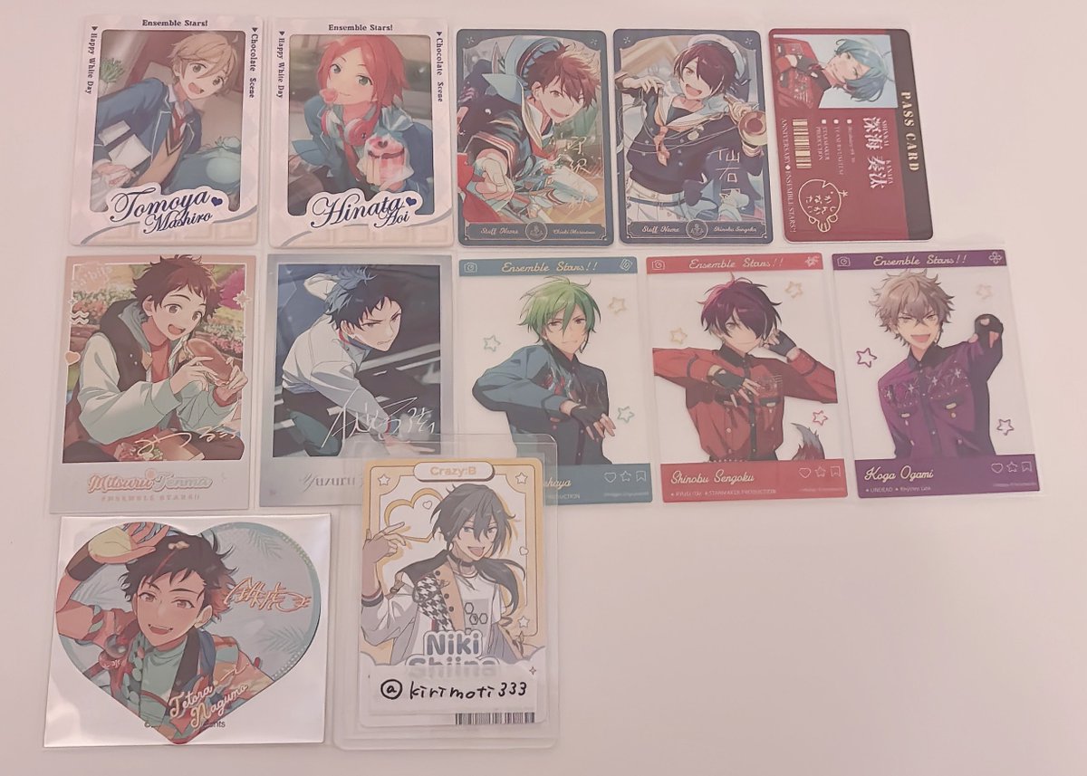 kirimoti333's tweet photo. 【交換】
あんスタ　中国　海外　カード　アクスタ　コースター　

譲▶︎渉、スバル、北斗、泉、斑、忍、桃李、茨、千秋、英智、友也、日向、奏汰、満、弓弦、巽、晃牙、鉄虎

求▶︎同異種ニキ（海外グッズのみ）

📍郵送交換のみ
📍同額程度のお取引希望
お気軽にお声掛けください(⋆ᴗ͈ˬᴗ͈)” https://t.co/HRjCb1lG6P