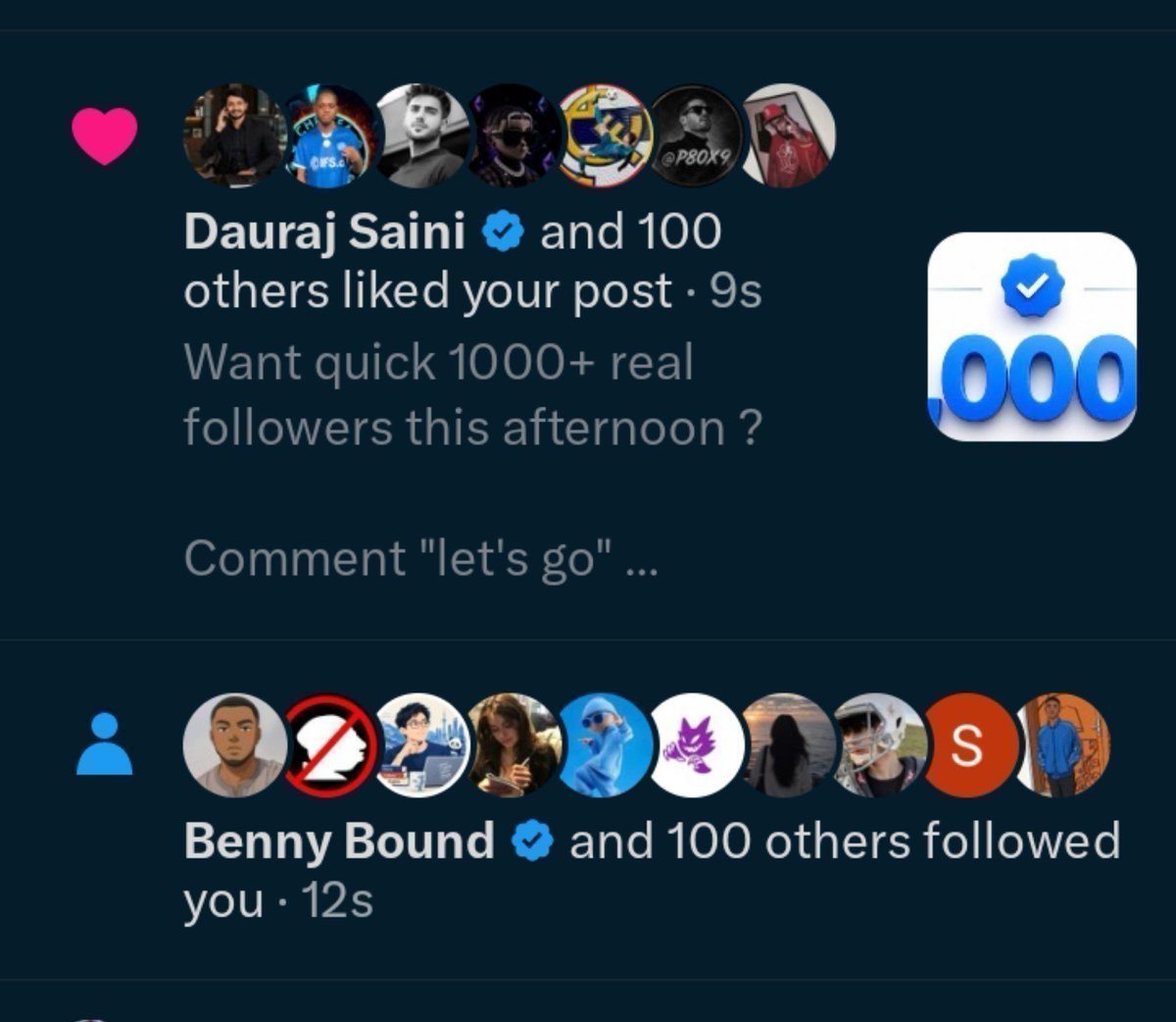 Chisom95109689's tweet photo. Want quick 2000+ real followers tonight ? 

Drop "Hey" 

I'm here to boost your page today 💯🚀🤝

Follow @Chisom19456548 https://t.co/CKvssGZrBw