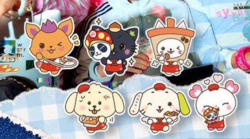 rikuisorenoyome's tweet photo. ハイディラオの食べ○グ予約ページの画像拡大したらウィシドル全員分よく見えるようになってる❕クリ、変面待ってて可愛い……🥹
第2弾グッズはアクキーかな？？ https://t.co/xm0DiUrbUI