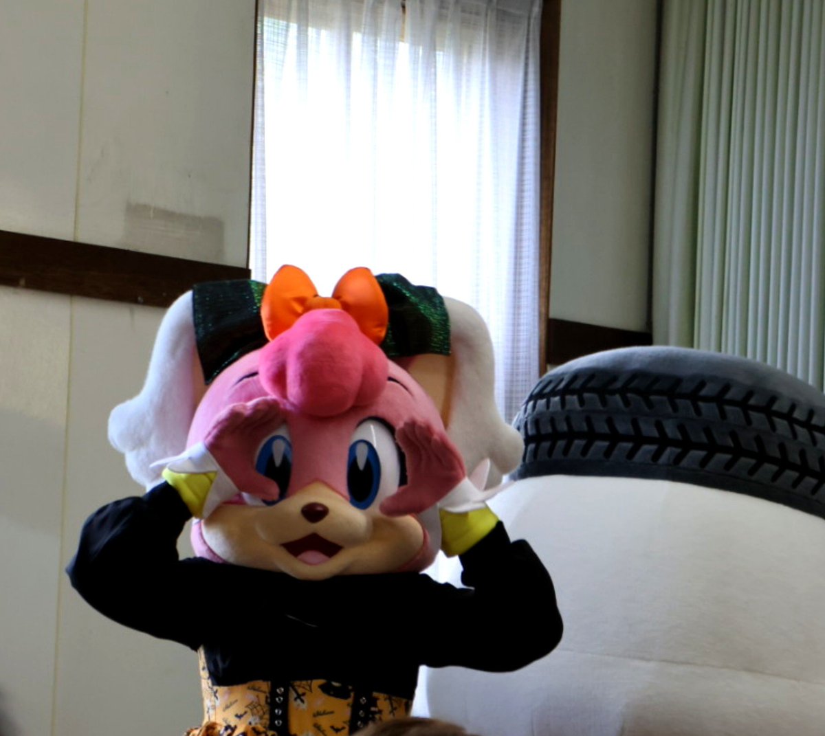 sakuraanoco's tweet photo. いつものいつも見守ってくださっているうれしい妄想でした😊🩷
私の 365日のてんしさんは 今日も元気いっぱい かわいい おもしろい たのしい がとまらない ���ルトラてんしさんでした꒰ঌ(⃔  ⌯' '⌯)⃕໒꒱
#ご当地キャラ演芸会2026
#えいるちゃむ さん https://t.co/qJKc70MJ3i