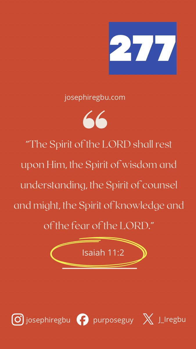 J_Iregbu's tweet photo. Thank you sweet Holy Spirit!
#wordfortoday #day277 #purposeguy #holyspirit https://t.co/9oZMbhs2tM