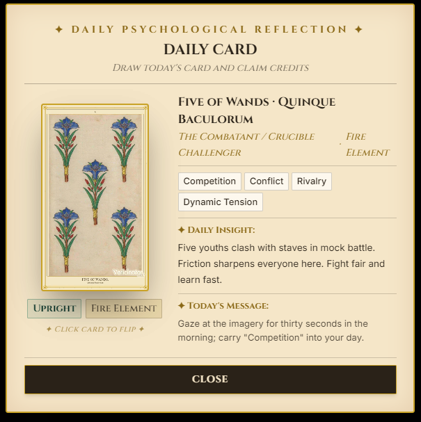 ruheai's tweet photo. Do you feel surrounded by noise and competition lately? Everyone is arguing, pushing their own views, and no one truly https://t.co/Al9dx8VTJq’s Tarot Card: Five of Wands 🪄

#TarotDaily #FiveOfWands #TarotReading #Spirituality https://t.co/ywRnqmhHcz