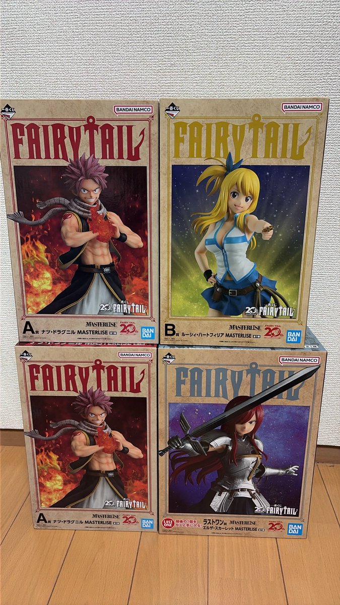 ribohancho__'s tweet photo. フェアリーテイル FAIRYTAIL一番くじ 

【交換 譲渡】

譲） A賞 ナツ B賞ル��シー C賞ハッピー
ラストワン エルザ

求） ベルセルク、BLEACH、ナルト、ドラゴンボールの一番くじフィギュアなどなどなんでも相談可能です！ https://t.co/OZVesXer8w