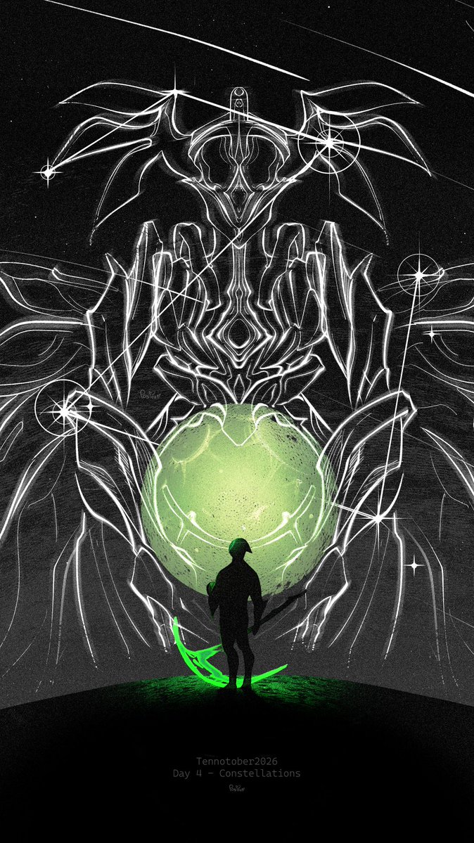 Teashalala's tweet photo. Day4 - Constellations 
#tennocreate #warframefanart #tennotober2026 https://t.co/OXaUs9z4yY