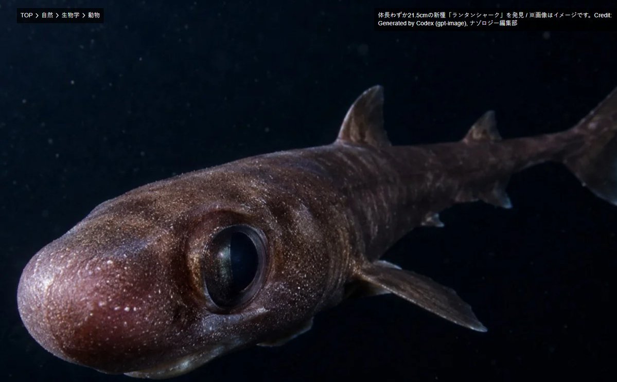 HamsterTamer90's tweet photo. New species of a shark has been discovered.

It was found in Japan and its called "lantern shark"

https://t.co/pGIU7xCtKP

https://t.co/Y9WJlpk9bD https://t.co/8TQdgTFWO0