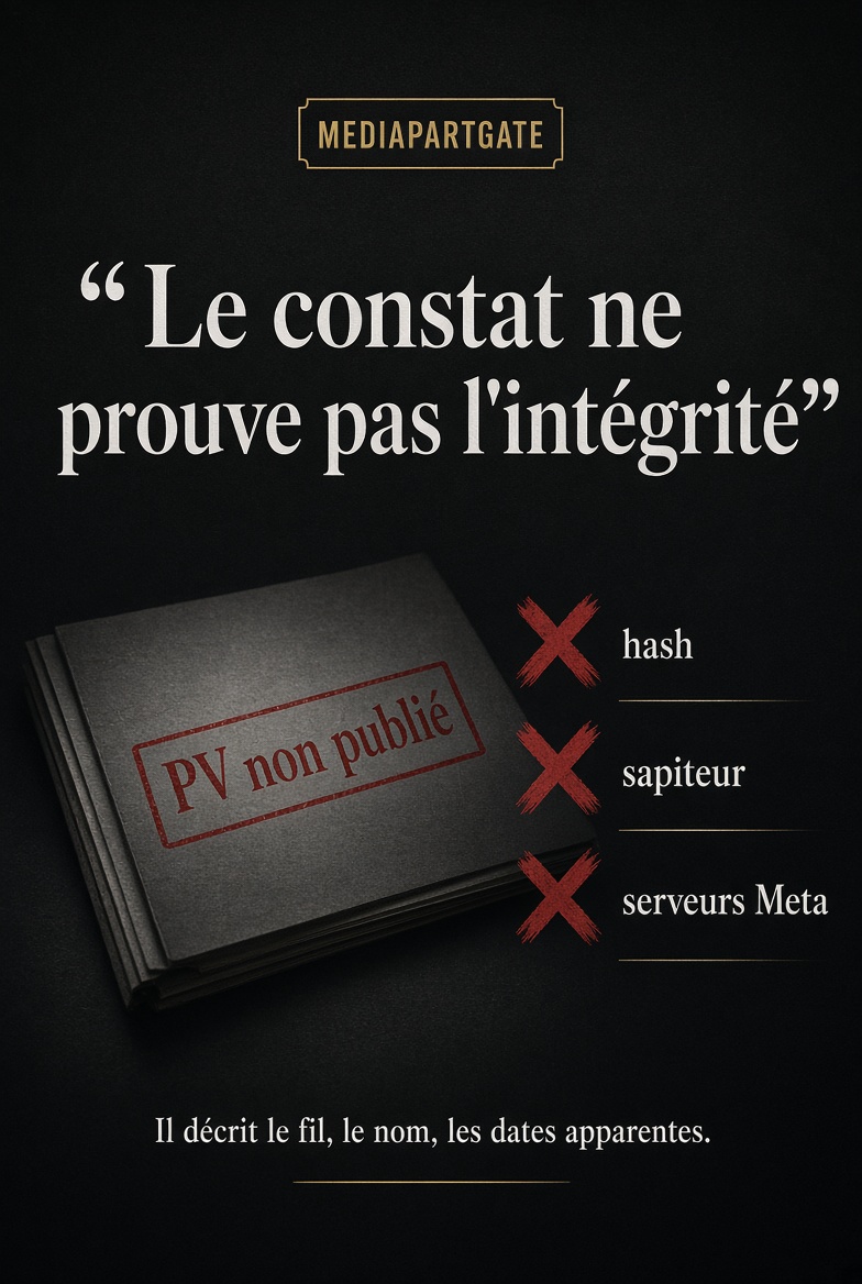 Vitruve153's tweet photo. @Protoclet @Pierre_GTIL Le fichier ne peut être téléchargé que pendant 4 jours... Donc nouvelle demande ? Le PV n'a pas été publié donc on ne sait pas ce qui a été constaté par le commissaire de justice... https://t.co/clqvg4Sc6Y