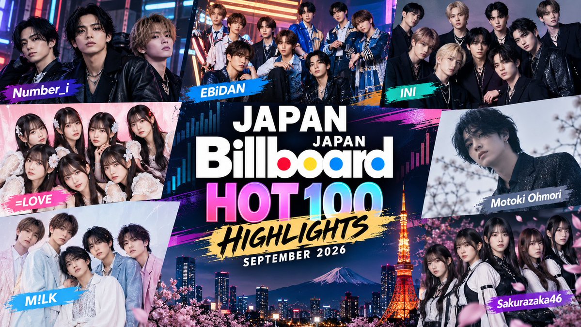 lillithanywhere's tweet photo. #BillboardJapan #Jpop #JapanMusic ... Sept 2026 showed two very different forms of success on the Billboard Japan Hot 100: explosive release-week peaks and sustained multiweek consumption ... https://t.co/6g0bDAuveM https://t.co/Ha9k8aZRat