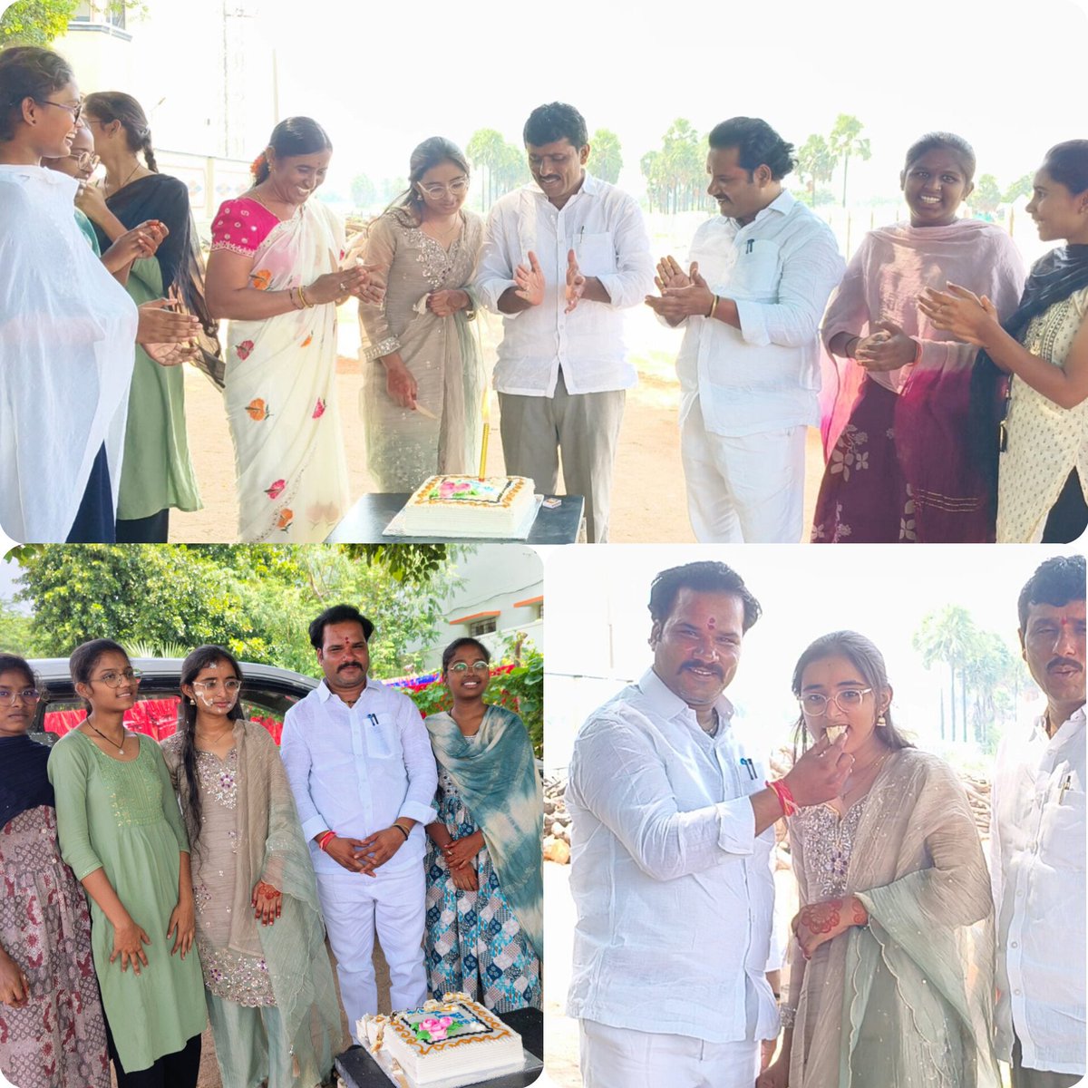 SarpanchNaik's tweet photo. మిత్రులు రామావత్ దస్రు నాయక్ గారి కుమార్తె  బిందు ప్రియా జన్మదిన వేడుకల్లో పాల్గొన్న* 
 *నేనావత్ శ్రీను నాయక్ గారు* 
 కొండమల్లేపల్లి లోని సాయి సిద్ధార్థ హై స్కూల్ నందు పదవ తరగతి చదువుతున్న రామావత్ దశ్రు నాయక్ గారి కుమార్తె బిందుప్రియ గారి జన్మదినం సందర్భంగా తోటి విద్యార్థులతో కలి https://t.co/8z730YqQ9a