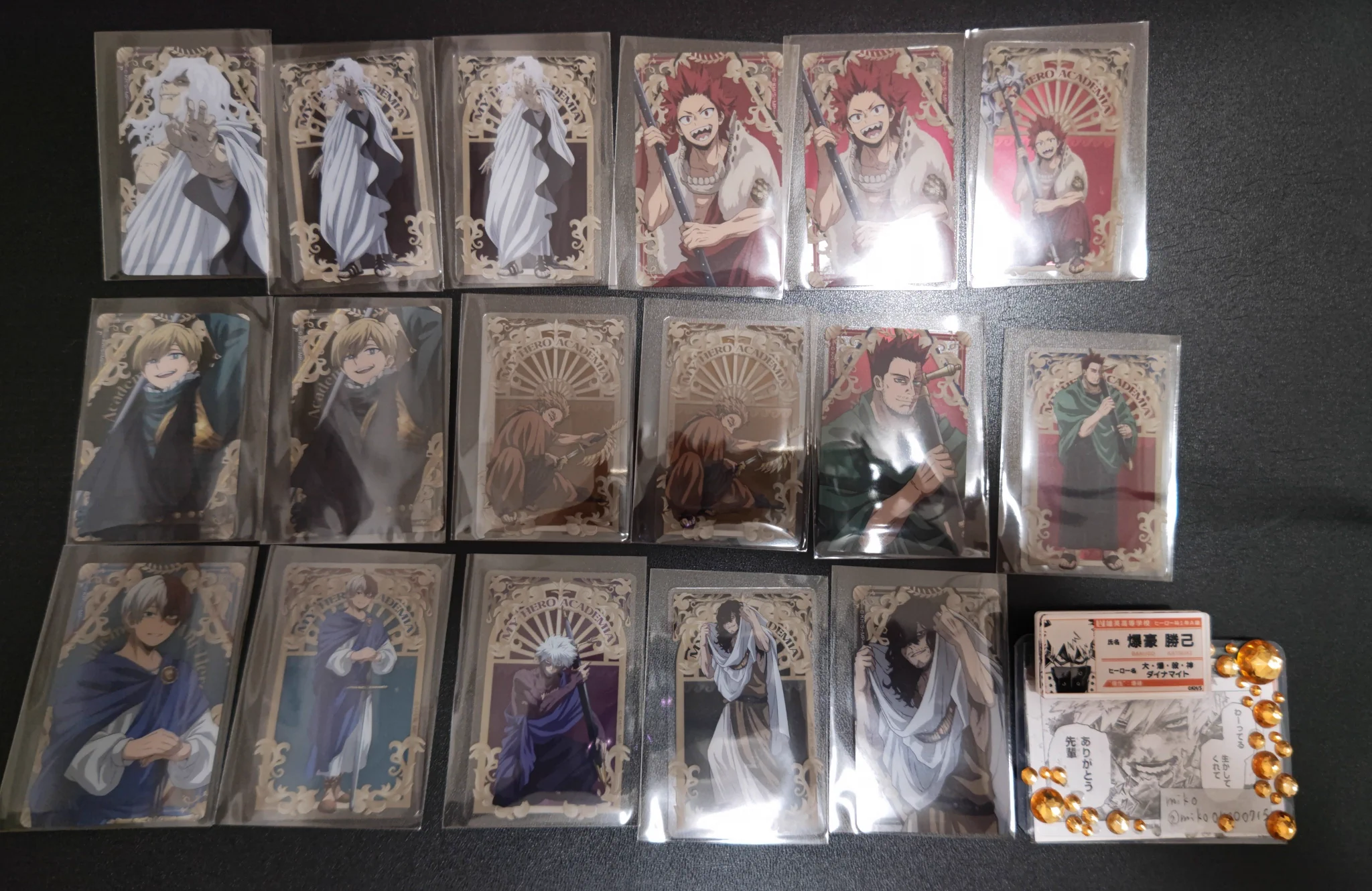 僕のヒーローアカデミア 十傑 クリアフォトカード 荼毘　ホークス　切島　相澤 miko on X: 