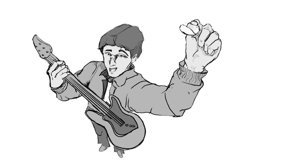 Biene_Peaceman's tweet photo. Drawing made for Group Project. https://t.co/ITxTIZ1HsO