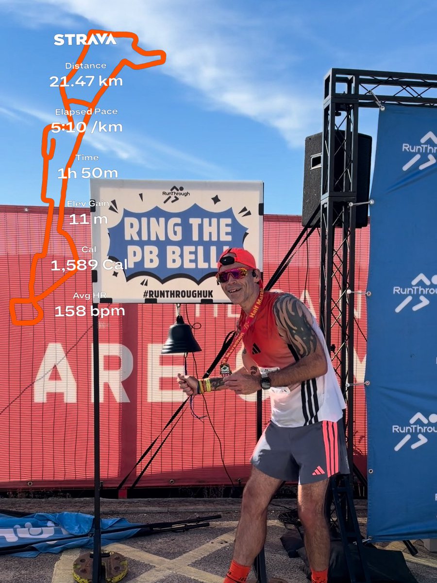 runmagzrun's tweet photo. A great morning at the @runthroughuk Southampton Half Marathon, so well organised by the team from the marshals around the course, to baggage teams, to the announcers - thank you 🙏 and a PB by 10 mins as a personal achievement 🙌🏻💪🏻#southamptonhalfmarathon #halfmarathonrunner #pb https://t.co/iqxjRQcj6d