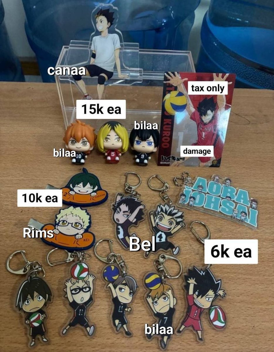 aeristudi0's tweet photo. ✨️ SPLIT MERCH HAIKYUU ✨️
☆ Harga Bersih JP
☆ FP Only
☆ Exc. EMS TAX
☆ Full per pict
☆ Order or tanya-tanya bisa langsung DM
#warunganime #warunghq #warunghaikyuu #ra_splitorder https://t.co/7yPQw2mN4Q