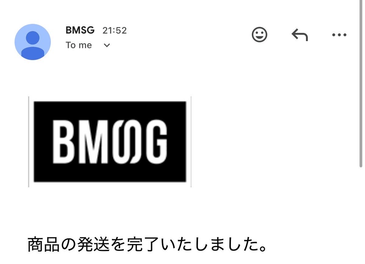 03mz_mc31's tweet photo. きゃーーーやっとBMSGグッズ発送メール届いた!!（大阪住みです！）まだの人たちもバンバン発送されますように🙏🏻
間に合いそうで嬉しい!!よーしBMSGフェス初参戦なのでコーデ結構気合い入ってて納得できそうなので嬉しい楽しみ!! https://t.co/rMk570Irv8