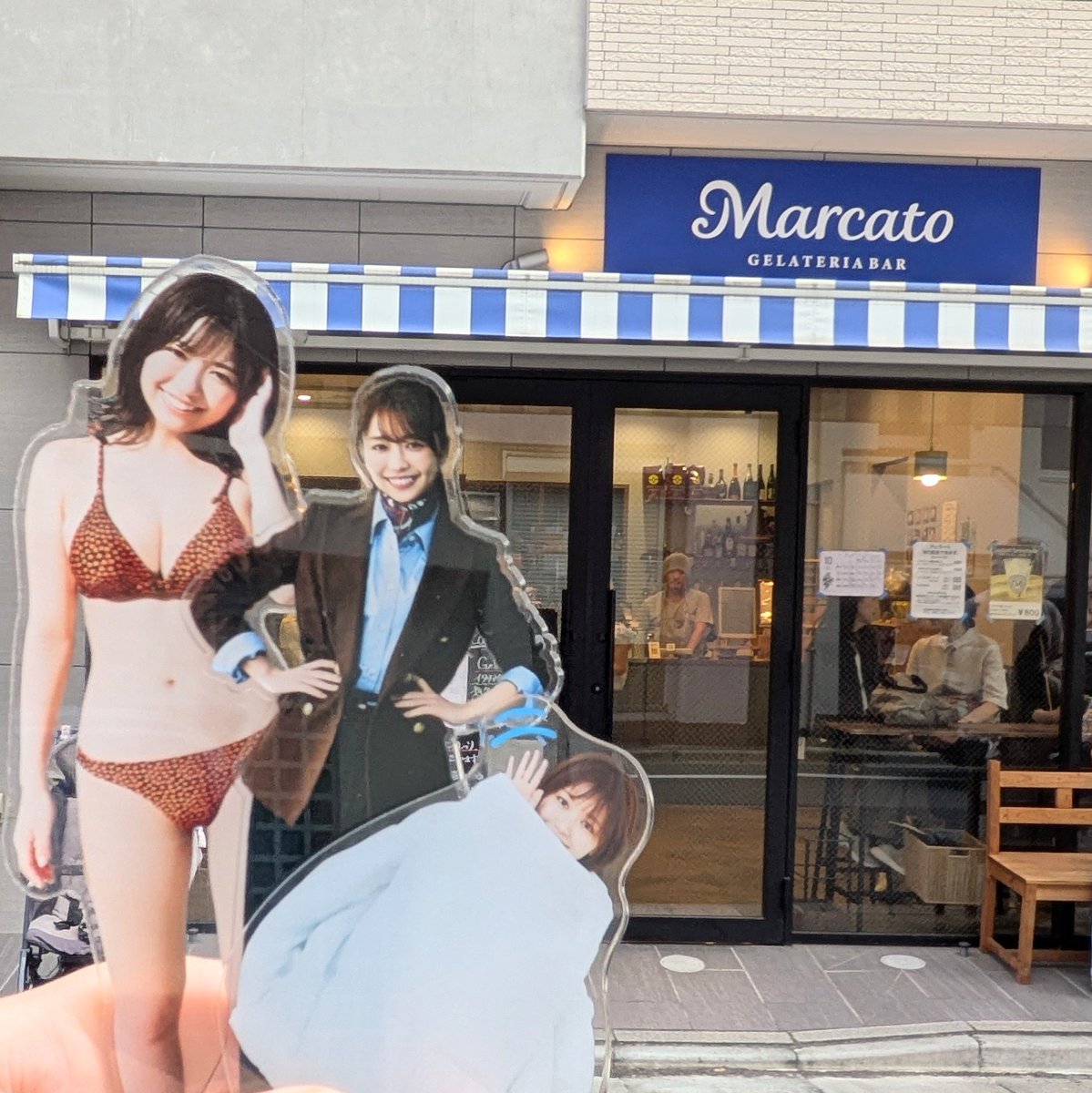 4d8d1d01's tweet photo. かわいくて美味しいジェラート🍨
多分ミルク🍼とブラッドオレンジ🍊、黄色のやつは不明🤔💭(味は定期的に変わるとのこと！)
#Marcato  #ar
#大原優乃  #youゆー
#ゆのふぃーとおでかけ https://t.co/0Dg7X99bEm