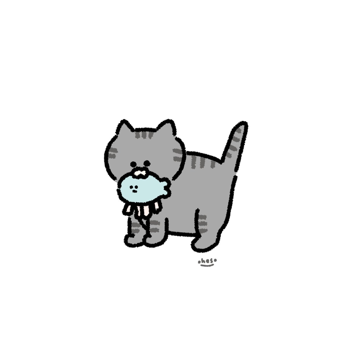 ohesooooooo's tweet photo. 旅は道連れ

 #ゆるいイラスト  #イラスト 
 #oheso_planet  #おさかな星人 https://t.co/bcmHvrZGU6