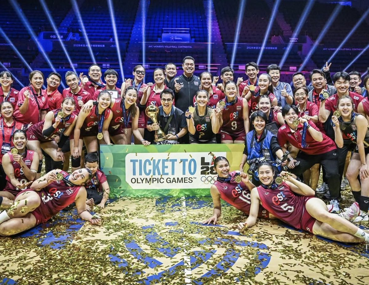 lisaxarm's tweet photo. ยืนยัน โอลิมปิก LA2028

ทีมวอลเลย์บอลหญิงไทย🇹🇭 ✅

เรือใบหญิงเดี่ยว🇹🇭 ✅
โซเฟีย เกล มอนโกเมอรี่

รอลุ้นรอเชียร์รอยืนยันอีกหลายชนิดกีฬา
เช่น.  วิ่ง แบดมินตัน ยกน้ำหนัก และอื่นๆ

#วอลเลย์บอลหญิง #เอเชียนเกมส์2026 #โอลิมปิก https://t.co/k7tP60CCb1