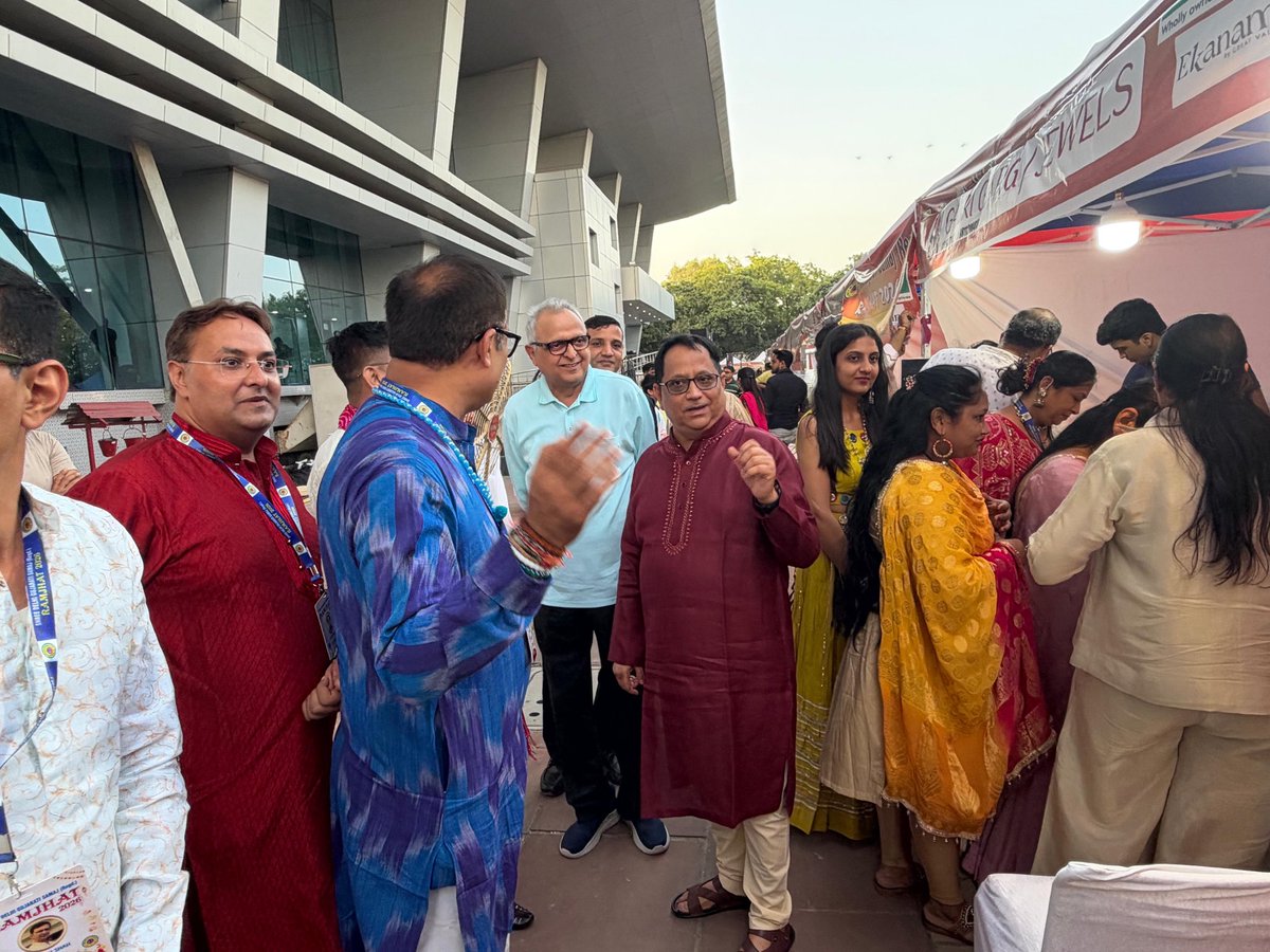 KiritkrJPatel's tweet photo. It was a pleasure and a privilege to attend Ramjhat 2026, organised by the Shree Delhi Gujarati Samaj at the Delhi University grounds, as the Chief Guest.
Ramjhat is a wonderful celebration of Gujarati culture and community spirit, bringing people together through vibrant cultural activities, traditions, and shared values. I was delighted to be part of this memorable occasion and to witness the warmth, enthusiasm, and togetherness of the Gujarati community.

My best wishes to the Shree Delhi Gujarati Samaj for continuing to celebrate and strengthen our rich cultural heritage and the spirit of togetherness.