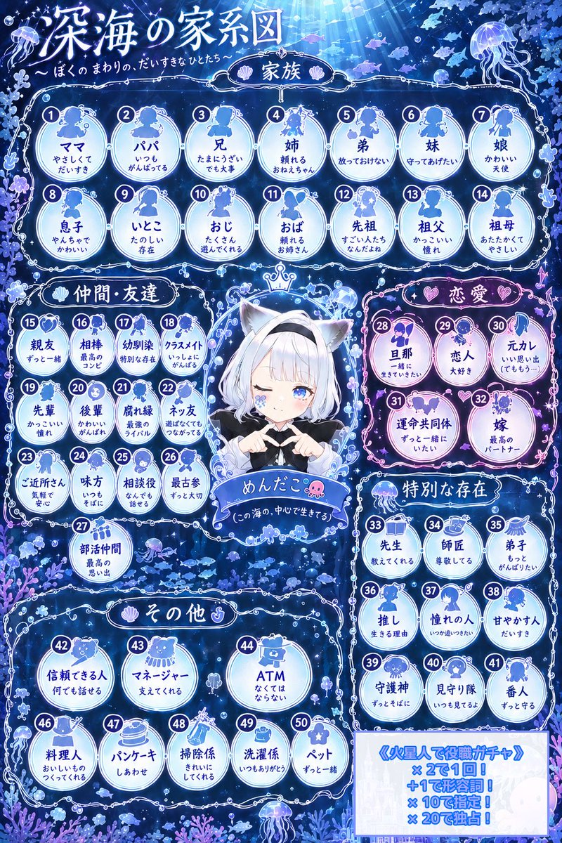 mendaco_m_'s tweet photo. ついに明日はルキグラ1日目‼️
初日は開幕式＆役職ガチャ！18:00から！！
形容詞との組み合わせで自分だけの関係をゲットしよー！🫶
良かったら覗きに来てね|ूᐕ)

 #REALITY
#REALITY10月のフォロー祭り https://t.co/KX3oog0DsW