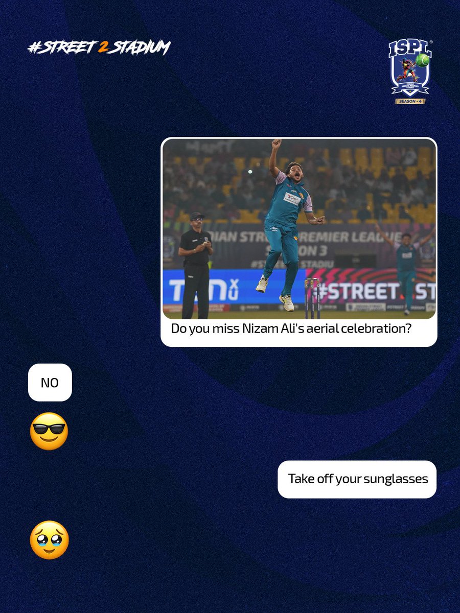 ispl_t10's tweet photo. We hate tears, ๐ But if youโre missing ISPL this muchโฆ we get it ๐ฅน
#ISPLT10 #Street2Stadium #NewT10Era #Season4
#DikhaApnaGame https://t.co/bvg0J4K2VV