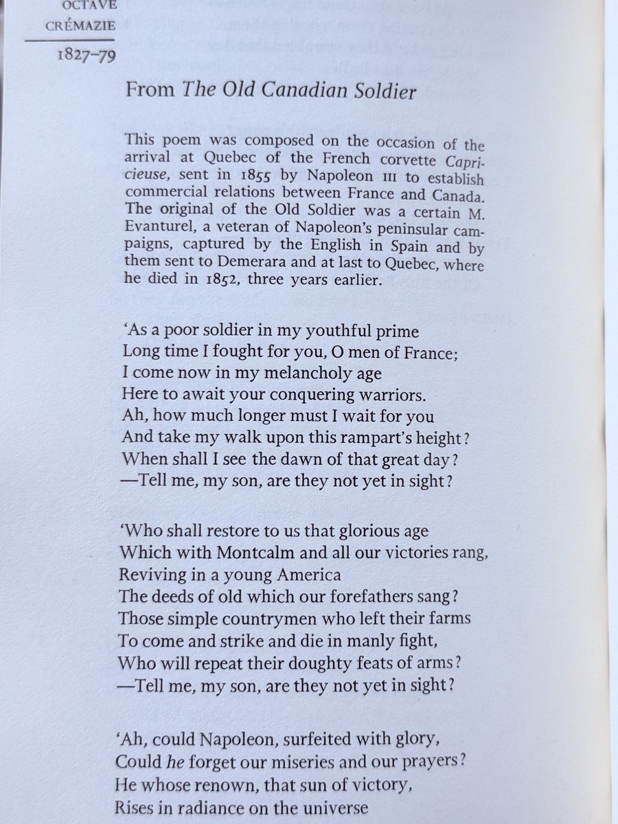 Anglomoder's tweet photo. A poem from a French Canadian book I own. https://t.co/HSAOPgHD4o
