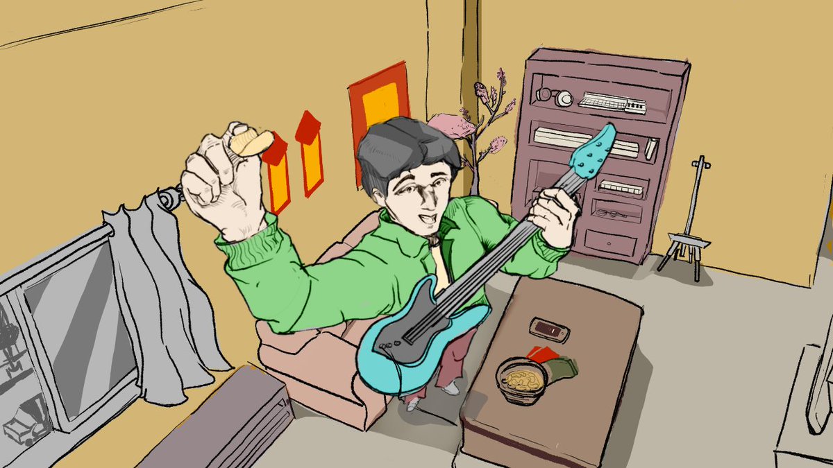 Biene_Peaceman's tweet photo. Drawing made for Group Project. https://t.co/ITxTIZ1HsO