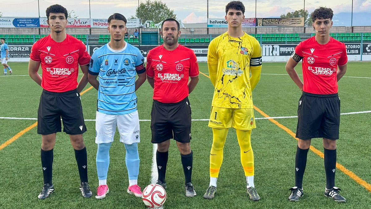 ARBNavalmoral's tweet photo. Moralo CP VS CD Coria, Nacional Juvenil
Árbitro: Alejandro Molano Casas
Asistente 1: Leo Maestro Verdiguier
Asistente 2: Hamza En Nacer El Guebli https://t.co/DmeqIvznl7