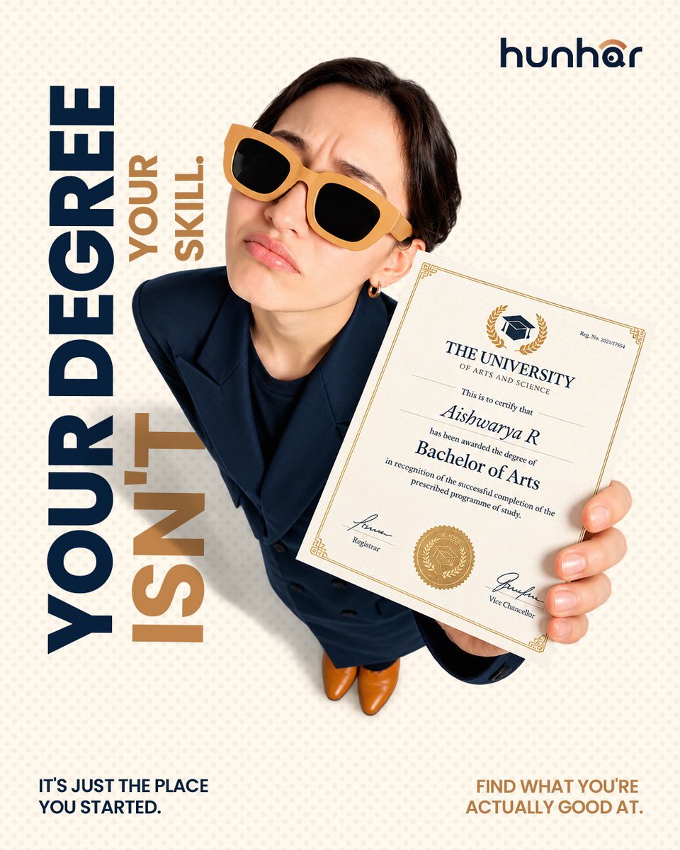 THEUNOiALLP's tweet photo. A resume shows what you’ve studied. Your skills show what you can actually do.

Whether you design, write, code, edit, or create, your skills have value. 

THEUNOiA helps you turn those skills into real-world opportunities.

#studenttalent #studentskills #realworldexperience https://t.co/ZyT8rJGhih