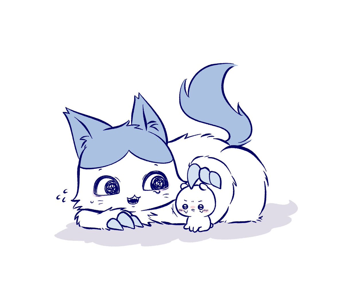 kawa2_5's tweet photo. 괴물이 되어도 영원히 친구야… https://t.co/329sYwgYSv