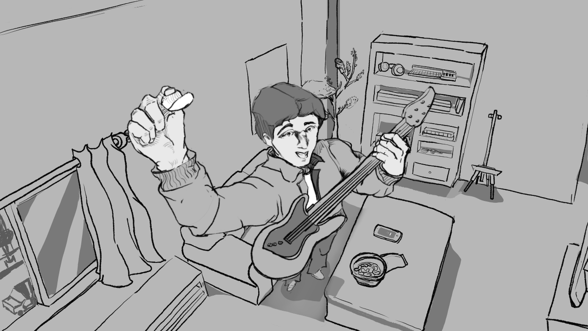 Biene_Peaceman's tweet photo. Drawing made for Group Project. https://t.co/ITxTIZ1HsO
