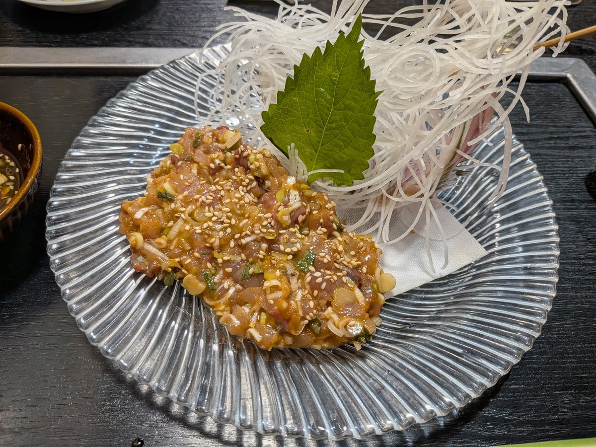 Bomber_Kojima's tweet photo. 自分は美味いなめろうとホッピーがあれば最高です

 #居酒屋  #京成小岩  #なめろう  #ホッピー  #はむら https://t.co/0G1XFkYFrI