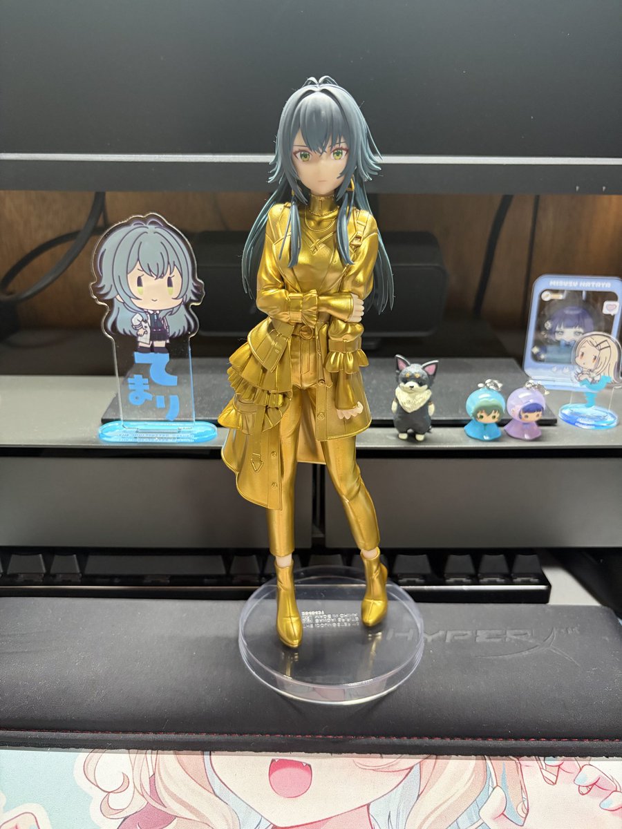 pohnooshikatsu's tweet photo. ナムクレで取ったゴールド手毬が届いた https://t.co/MgTbKA4kYB
