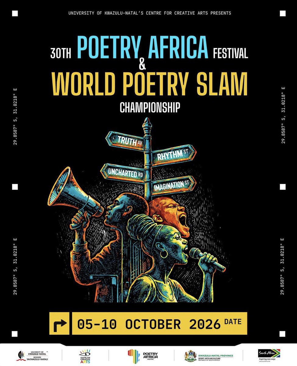 Lex_LaFoy's tweet photo. @PoetryAfrica π©΅ππ€ποΈ
#poetry #poetryafrica #slampoetry #durban #international @ukzncca https://t.co/VlDYhmPwYT