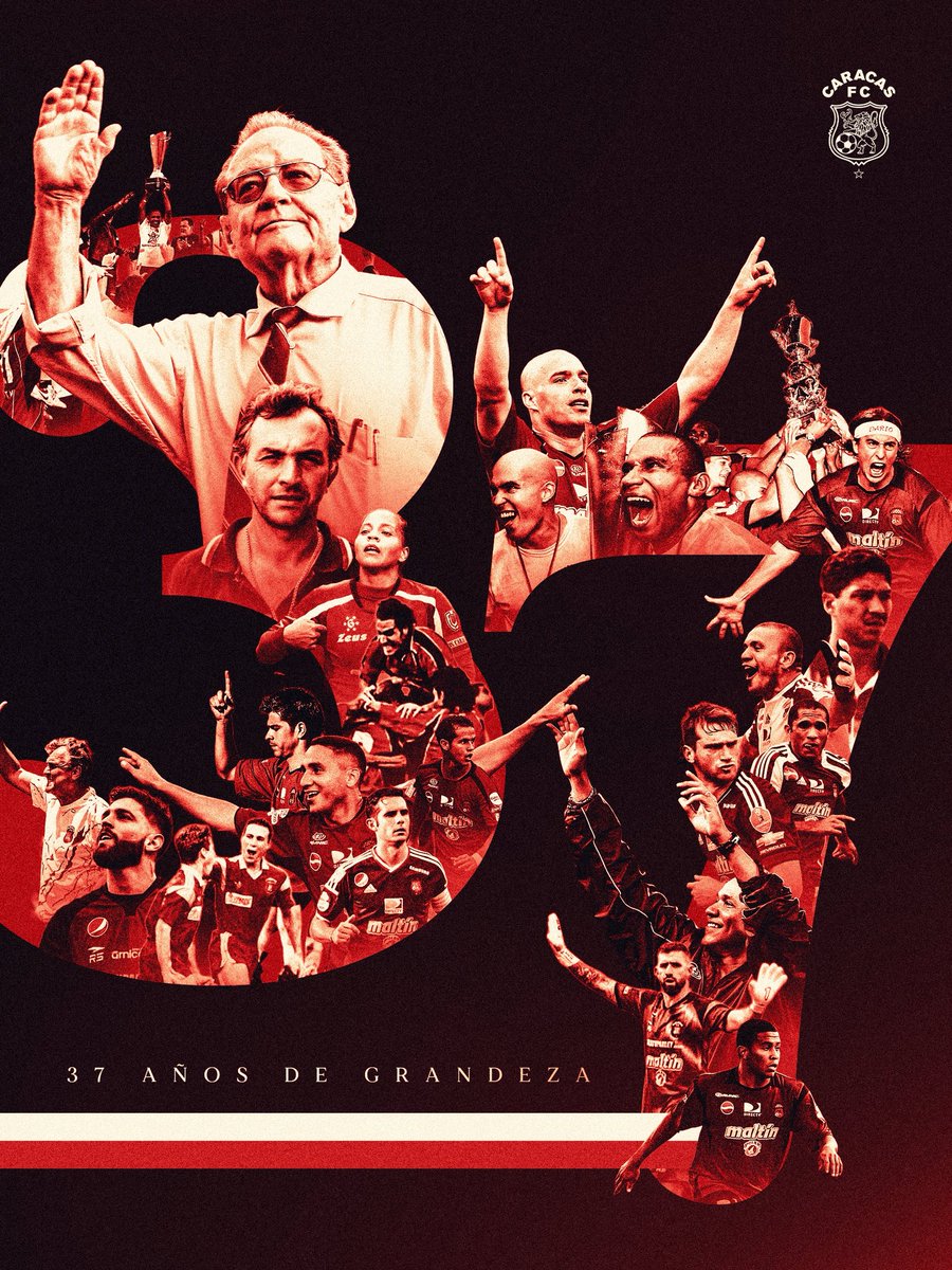 Caracas_FC's tweet photo. 37 años de grandeza 🌟❤️

#SomosCaracas #DaleRo https://t.co/A5fR1YEKGb