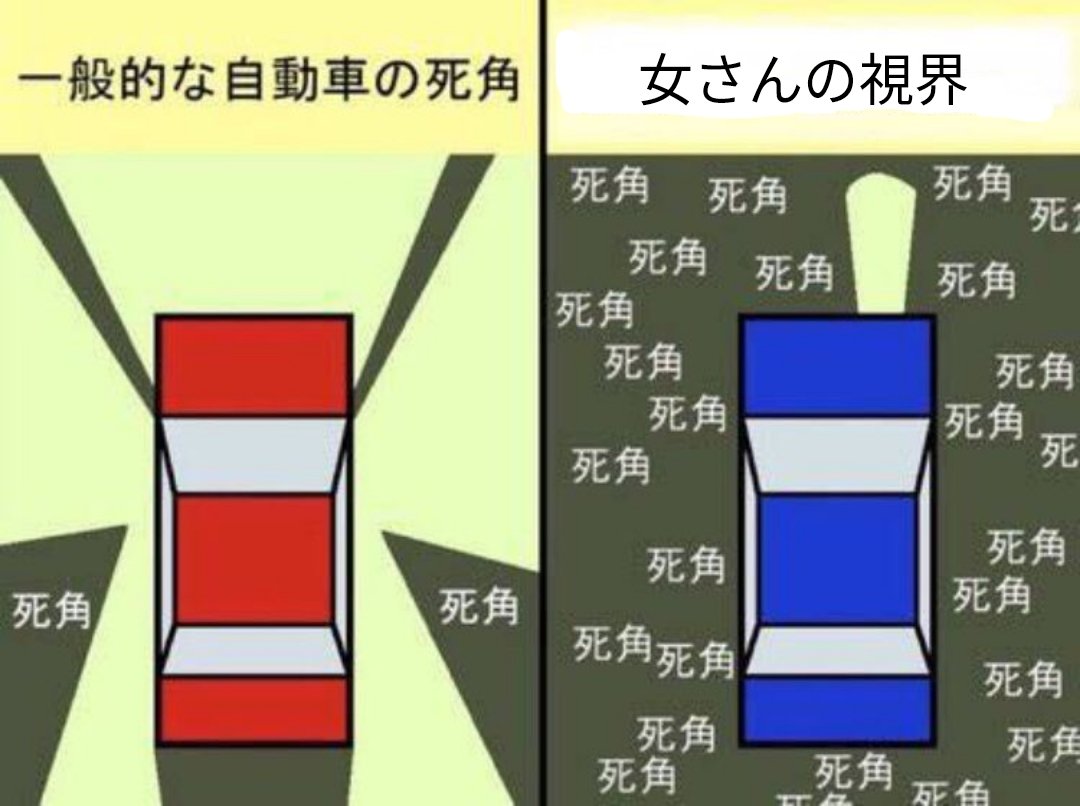 CTea001's tweet photo. 真面目に免許返納してほしいレベルで女って何も見えてないよね… https://t.co/8FmQ64zDmo