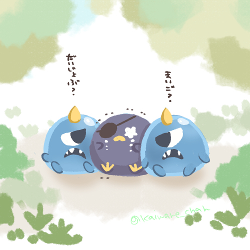 kaiware_chan's tweet photo. はぐれちゃった……！ https://t.co/dtsUmkvQs8