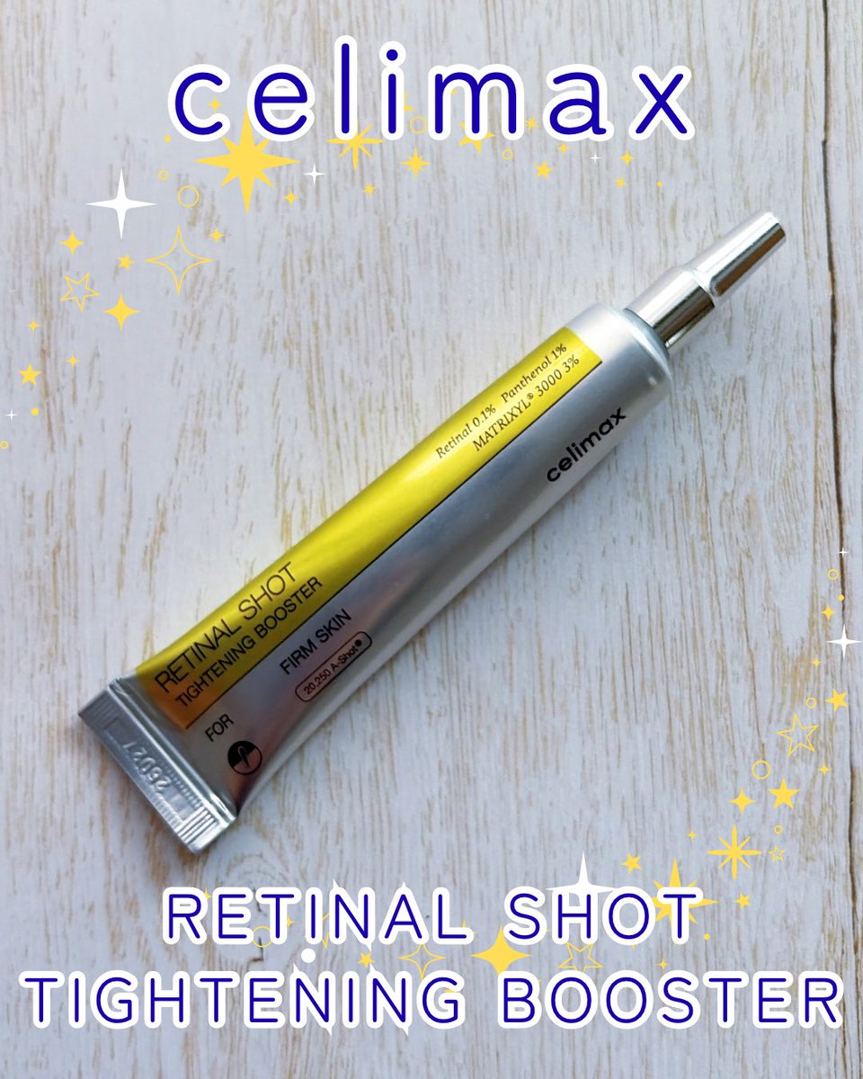 naa_2488's tweet photo. celimax💛
レチナールショットタイトニングブースター🤍
レチノール0.1%配合且つ、20,250個のA-Shot®微細粒子が入っているそうで、ピンポイントで肌の奥までアプローチしてくれる設計とのこと。顔全体というより、気になる部分を狙って使えるのがいいなと思います。
※使用感には個人差があります
#PR https://t.co/e0qgEYHLY7